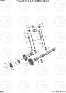 9150 VALVE DISTRIBUTING MECHANISM SL765, Hyundai