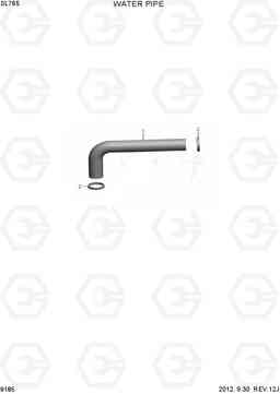 9185 WATER PIPE SL765, Hyundai