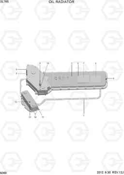 9260 OIL RADIATOR SL765, Hyundai