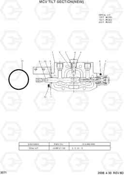 3071 MCV TILT SECTION(NEW) 15/18/20BT-7, Hyundai