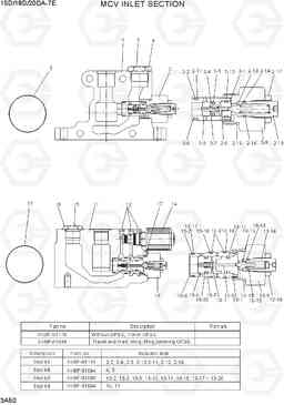 3A50 MCV INLET SECTION 15D/18D/20DA-7E, Hyundai
