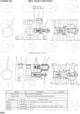 3A50 MCV INLET SECTION 15/18/20L-7M, Hyundai