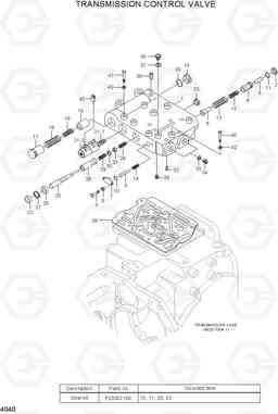 4040 TRANSMISSION CONTROL VALVE 15LC/18LC/20LCA-7, Hyundai