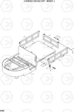 5060 CARGO DECK(15P ONLY:#0007-) 15P-7/40T-7, Hyundai