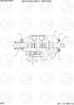 3A70 MCV AUXILIARY 2 SECTION 20LC/25LC/30LC-7, Hyundai