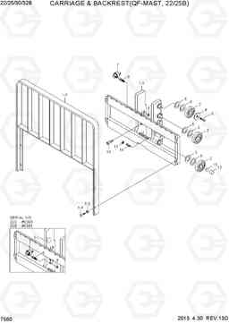 7560 CARRIAGE & BACKREST(QF-MAST, 22/25B) 22B/25B/30B/32B-7, Hyundai