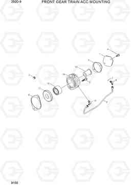 9100 FRONT GEAR TRAIN ACC MOUNTING 250D-9, Hyundai