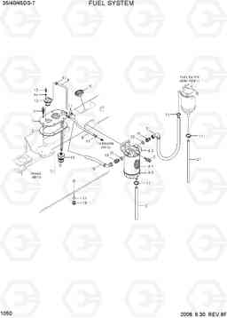 1050 FUEL SYSTEM 35DS/40DS/45DS-7, Hyundai
