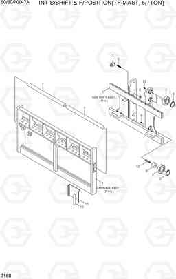 7168 INT S/SHIFT & F/POSITION(TF-MAS, 6/7TON) 50/60/70D-7A, Hyundai