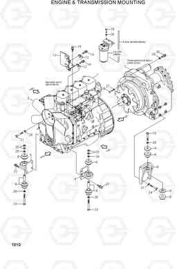 1010 ENGINE MOUNTING H80/LGP, Hyundai