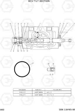 3050 MCV TILT SECTION HBR14/15/18-7, Hyundai