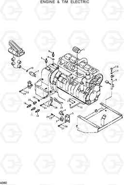 4060 ENGINE & T/M ELECTRIC HL25C, Hyundai