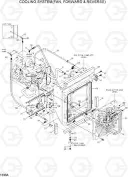 1030A COOLING SYSTEM(FAN, FORWARD & REVERSE) HL730-7A, Hyundai