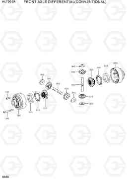6330 FRONT AXLE DIFFERENTIAL(CONVENTIONAL) HL730-9A, Hyundai