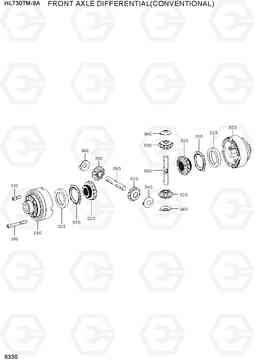 6330 FRONT AXLE DIFFERENTIAL(CONVENTIONAL) HL730TM-9A, Hyundai