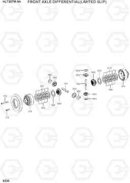 6335 FRONT AXLE DIFFERENTIAL(LIMITED SLIP) HL730TM-9A, Hyundai