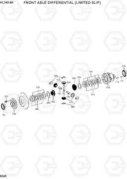 6345 FRONT AXLE DIFFERENTIAL(LIMITED SLIP) HL740-9A, Hyundai