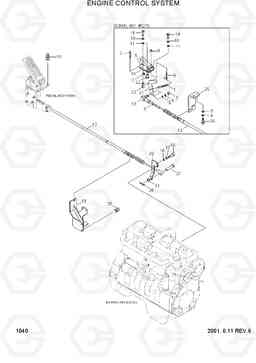 1040 ENGINE CONTROL SYSTEM HL740TM-3(-#0250), Hyundai