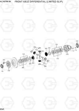 6345 FRONT AXLE DIFFERENTIAL(LIMITED SLIP) HL740TM-9A, Hyundai