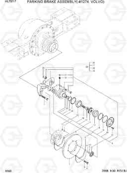 6350 FRONT AXLE CASING 2(-#0601) HL757-7A, Hyundai