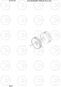 9010 ACCESSORY DRIVE PULLEY HL757-7S, Hyundai