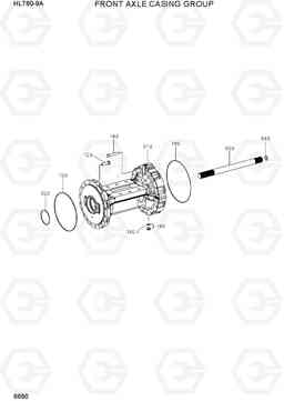 6690 FRONT AXLE CASING GROUP HL760-9A, Hyundai