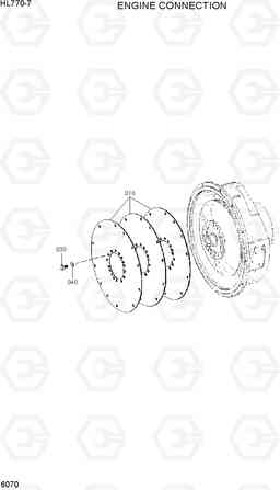 6070 ENGINE CONNECTION HL770-7, Hyundai