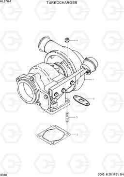 9330 TURBOCHARGER HL770-7, Hyundai