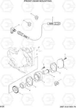 9120 FRONT GEAR MOUNTING HL770-7A, Hyundai
