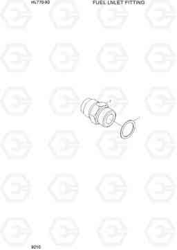 9210 FUEL INLET FITTING HL770-9S, Hyundai