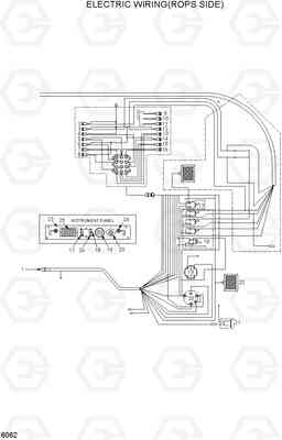 6062 ELECTRICAL WIRING(ROPS SIDE) HSL500T, Hyundai