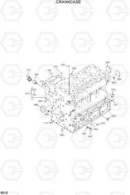 9010 CRANKCASE HSL650-7, Hyundai