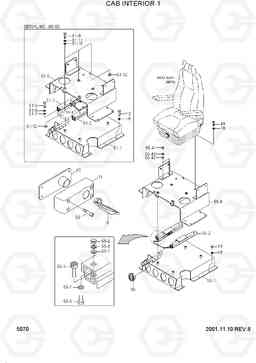 5070 CAB INTERIOR 1 R130W-3, Hyundai