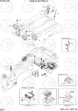 2070 CAB ELECTRIC 2 R140LC-9S, Hyundai