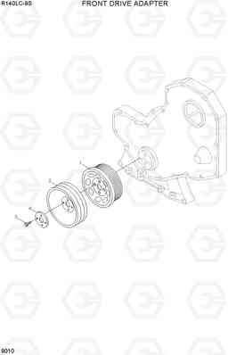 9010 FRONT DRIVE ADAPTER R140LC-9S, Hyundai