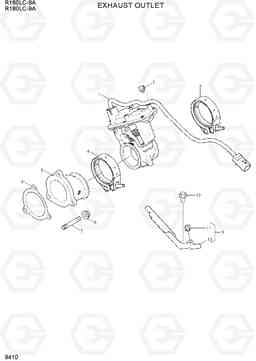 9410 EXHAUST OUTLET R160LC-9A, Hyundai
