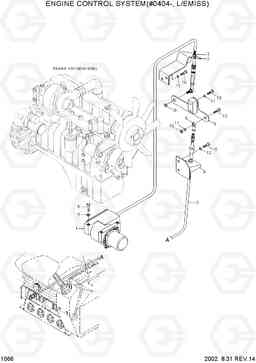 1066 ENGINE CONTROL SYSTEM(#0404-, L/EMISS) R170W-3, Hyundai