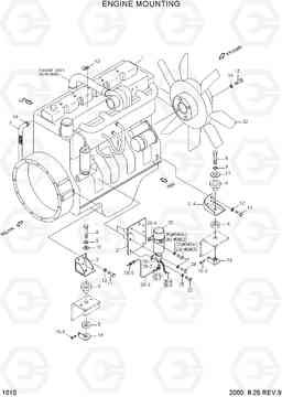 1010 ENGINE MOUNTING R180LC-3, Hyundai