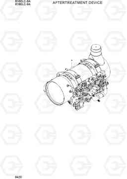 9420 AFTERTREATMENT DEVICE R180LC-9A, Hyundai