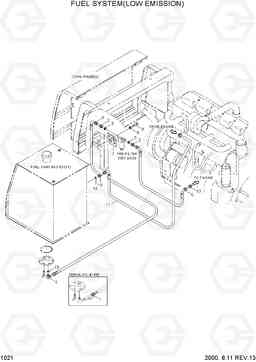 1021 FUEL SYSTEM(LOW EMISSION) R210LC-3, Hyundai