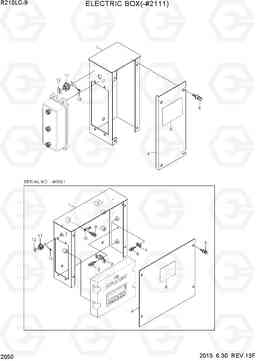 2050 ELECTRIC BOX(-#2111) R210LC-9, Hyundai