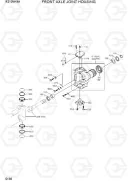 5130 FRONT AXLE JOINT HOUSING R210W-9A, Hyundai