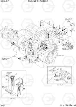 2040 ENGINE ELECTRIC R215LC-7(INDIA), Hyundai