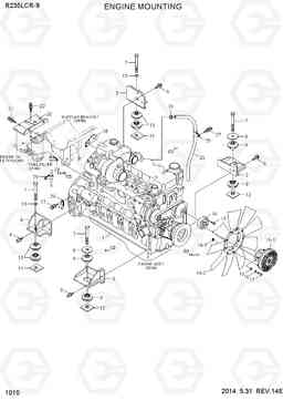 1010 ENGINE MOUNTING R235LCR-9, Hyundai