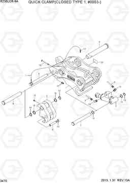 3470 QUICK CLAMP(CLOSED TYPE 1, #0003-) R235LCR-9A, Hyundai