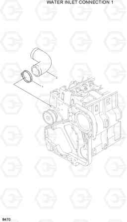 8470 WATER INLET CONNECTION 1 R290LC-3_LL/RB, Hyundai
