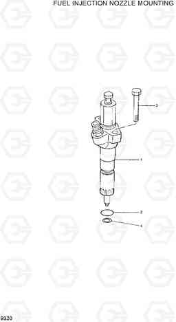 9320 FUEL INJECTION NOZZLE MOUNTING R290LC7H, Hyundai