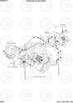 2040 ENGINE ELECTRIC R305LC-7, Hyundai