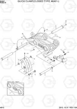 4810 QUICK CLAMP ASSY(CLOSED TYPE, #0401-) R35Z-9, Hyundai
