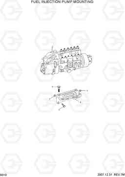 9310 FUEL INJECTION PUMP MOUNTING R370LC-7, Hyundai